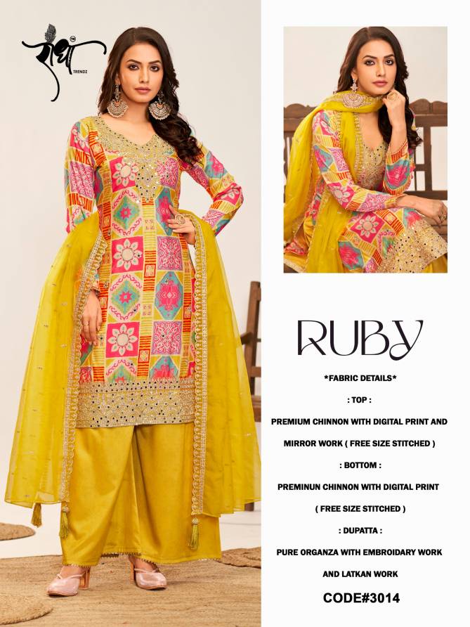 Ruby By Radha Chinon Digital Printed Salwar Kameez Wholesale Market In Surat
